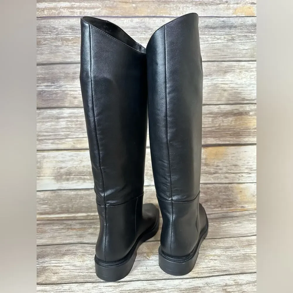 CHARLES & KEITH 6.5 Square Toe lagenlook Knee High Boots